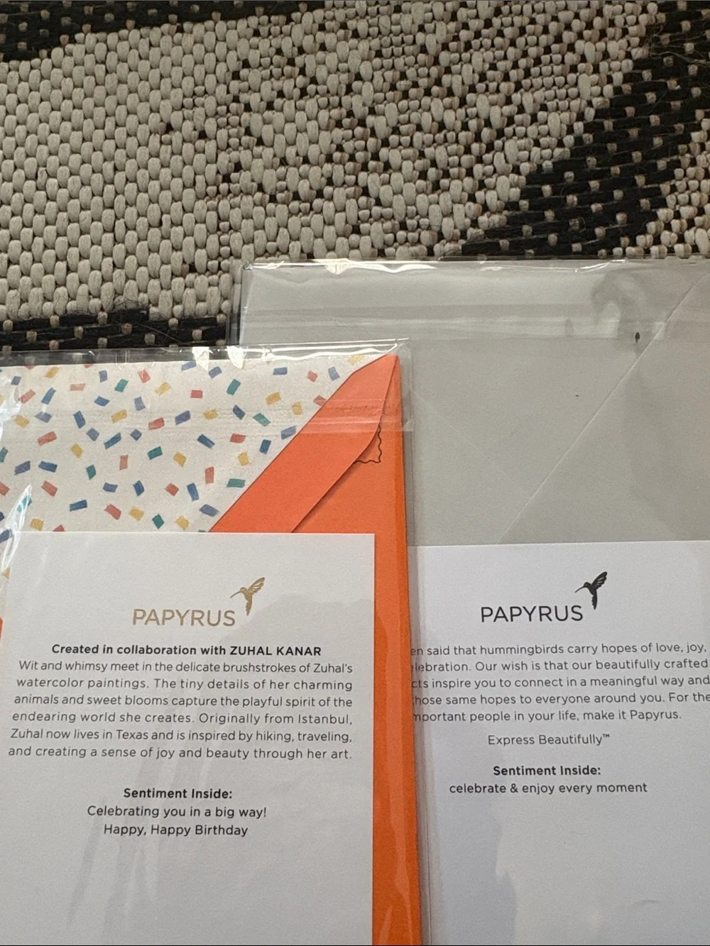 🆕Papyrus Card Bundle, Congratulations And Birthday